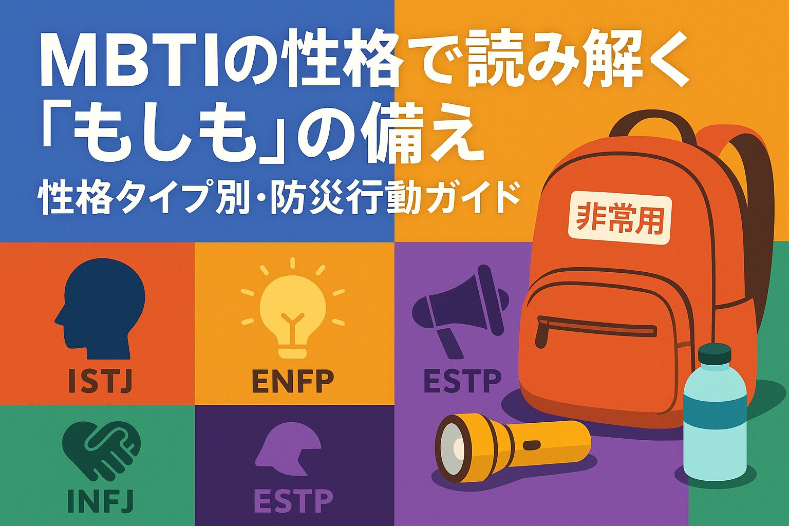 MBTIの性格で読み解く「もしも」の備え