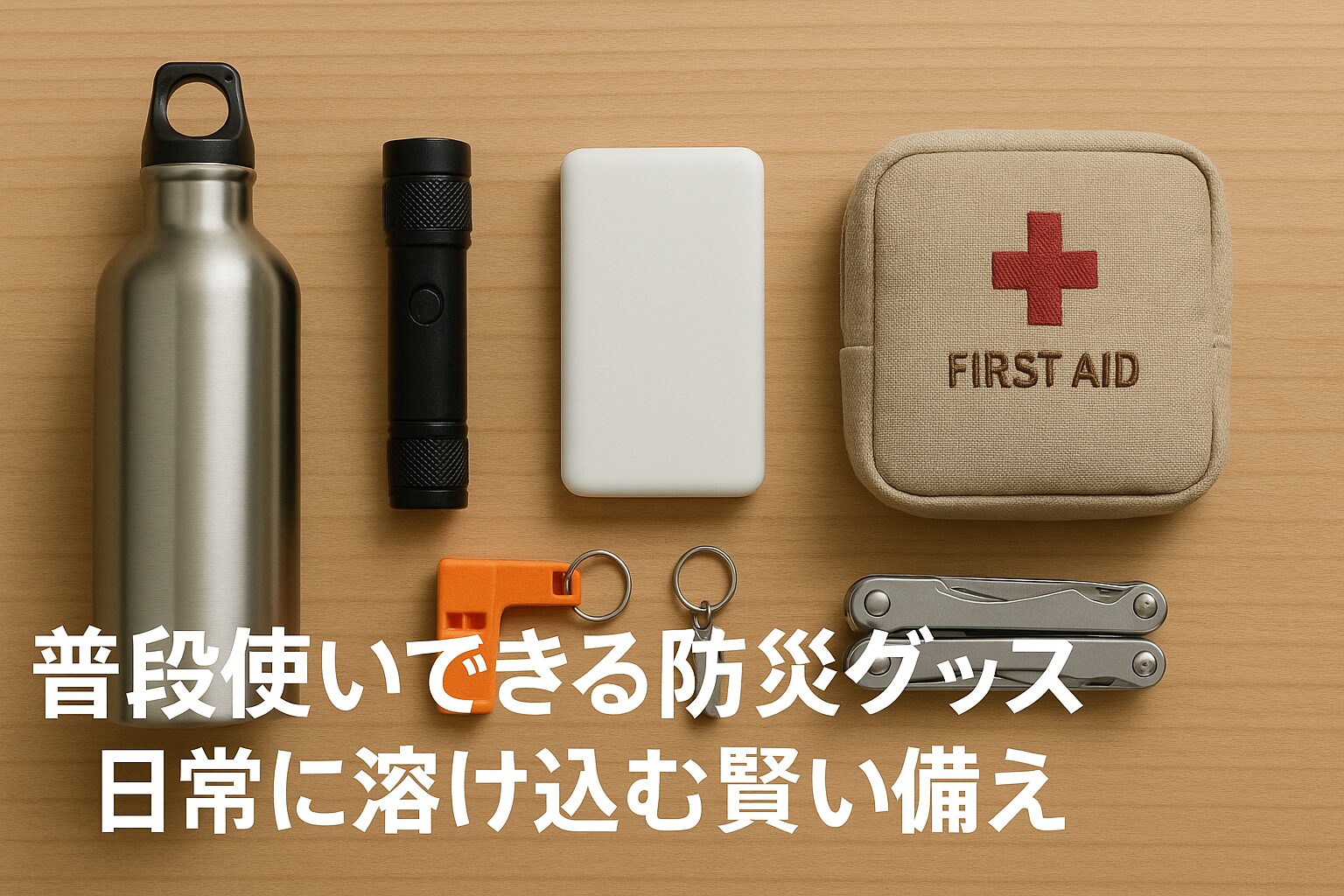 普段使いできる防災グッズ日常に溶け込む賢い備え